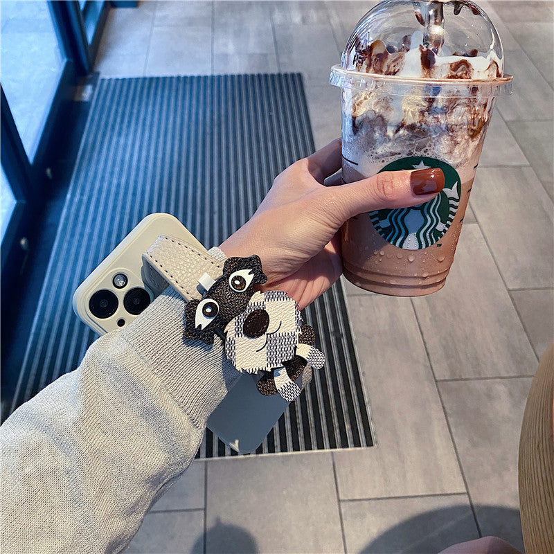 Chaopai Schnauzer Wrist Strap Case Soft Bracket Anti Drop