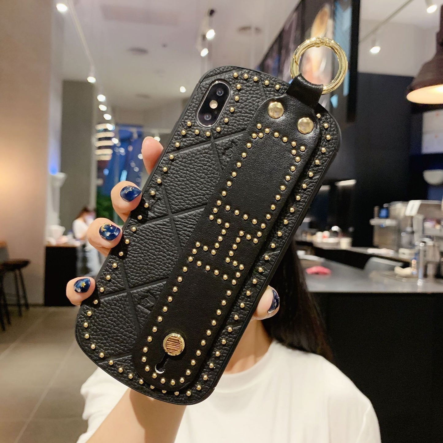 Compatible with Apple , Luxury leather phone case