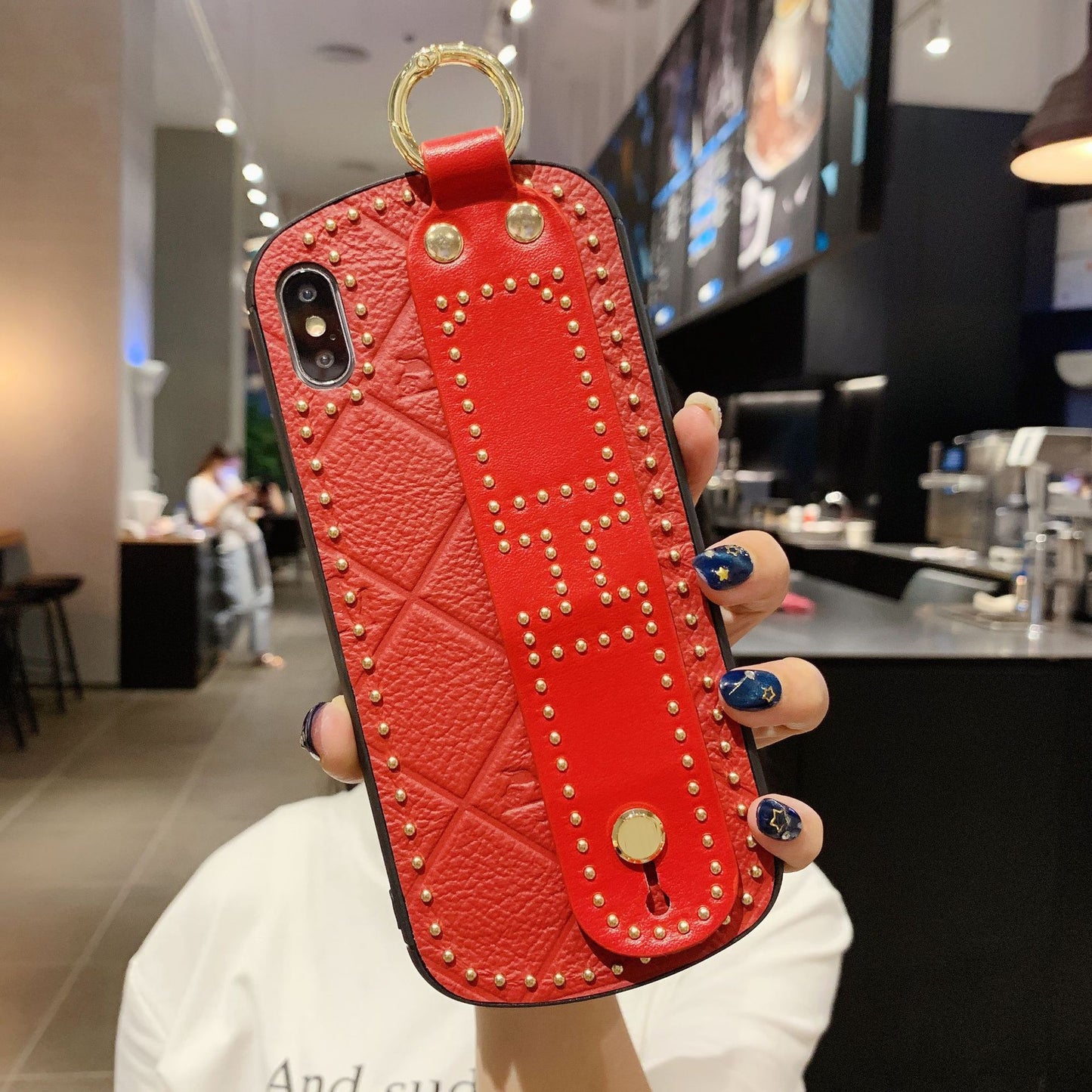 Compatible with Apple , Luxury leather phone case