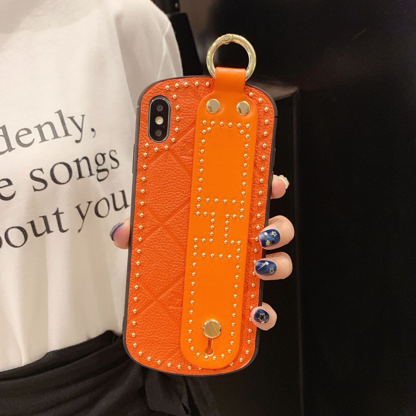 Compatible with Apple , Luxury leather phone case