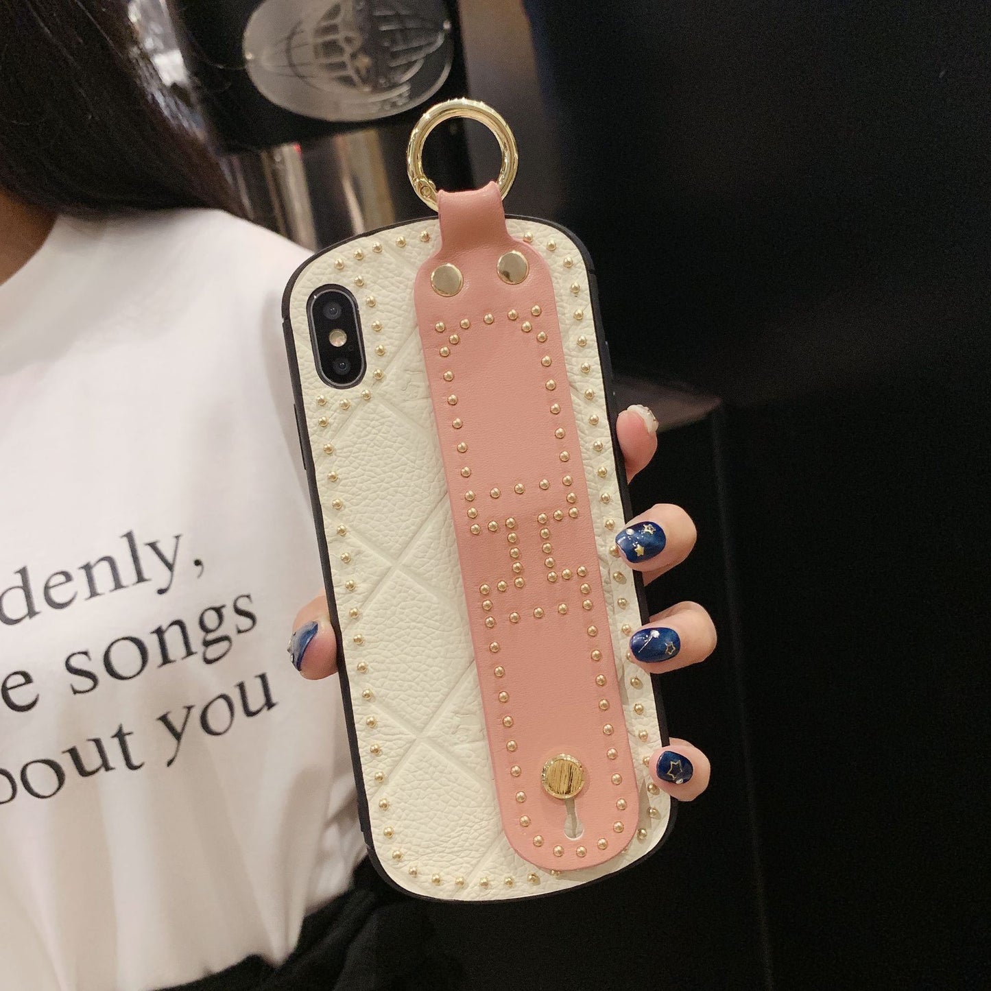 Compatible with Apple , Luxury leather phone case
