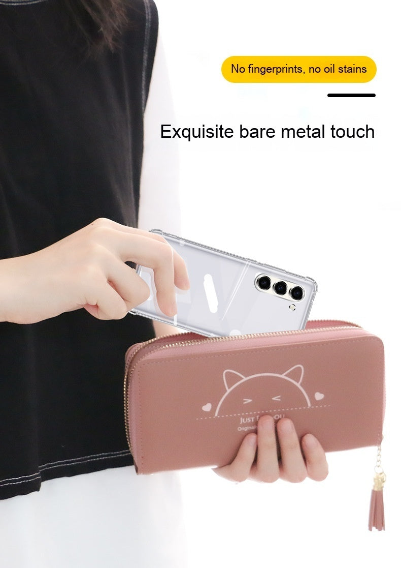 Applicable S23 Phone Case Airbag Drop-resistant Transparent Silicone Soft Shell