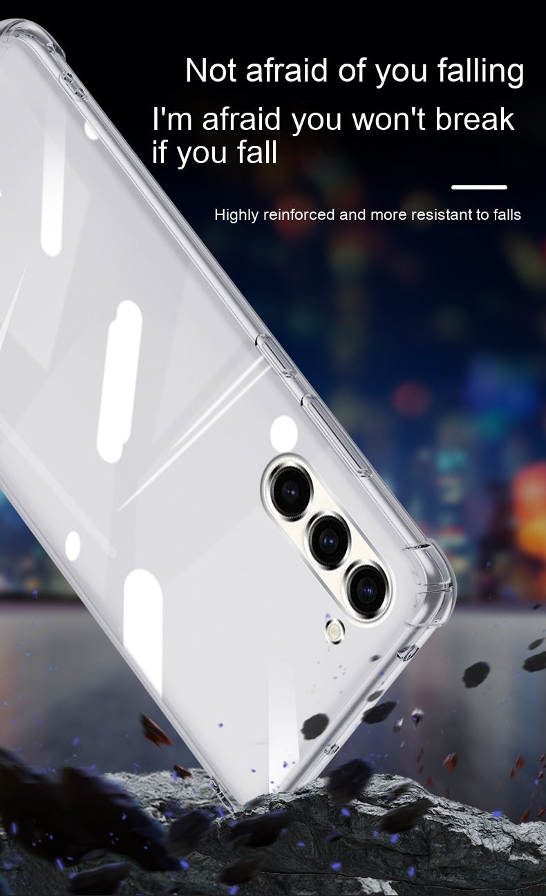 Applicable S23 Phone Case Airbag Drop-resistant Transparent Silicone Soft Shell