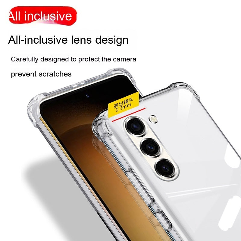 Applicable S23 Phone Case Airbag Drop-resistant Transparent Silicone Soft Shell